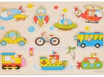 Houten Inlegpuzzel Vervoer