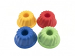 Zandvormpje tulband, kunststof, 12 × 7 cm, diverse kleuren