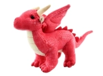 Pluchen draak rood 20 cm eco-friendly