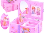 Roze sieradendoos met muziekdoosje voor kleine dames
