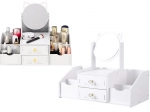 Kinder cosmetische kaptafel met oren en lades - wit