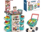 WOOPIE kindersupermarkt met kassa, scanner en winkelwagentje – 47 accessoires