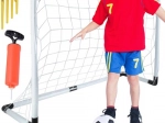 Voetbaldoel voor kinderen met bal en pomp