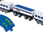 Elektrische trein met afstandsbediening voor houten treinbanen SMALL FOOT Maxim