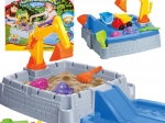 Draagbare zandbak WOOPIE Kasteel met 9 accessoires