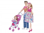 Zwangerschapspop met familie 30 cm
