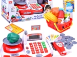 Kinderkassa met scanner en weegschaal, mandje en accessoires
