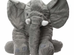 Pluchen olifant – zachte grijze knuffel 60 cm