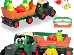 Interactieve Fendt-tractor met afneembare aanhanger en fruit