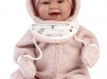 Llorens New Born realistische babypop met geluiden, zacht lichaam 44 cm