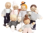 Familie houten poppen voor het poppenhuis Le Toy Van (7 stuks)
