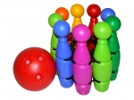 Kegels in netzak met bal