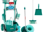 Kinder schoonmaakwagen LEIFHEIT met mop, bezem en accessoires KLEIN