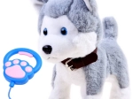 Interactieve pluchen husky met lus en geluiden