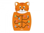Houten cijferbord Kat VIGA