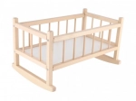 Houten wieg voor poppen