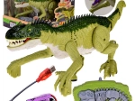 Groene op afstand bestuurbare dinosaurus met afstandsbediening