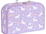 A Little Lovely Company set van twee kartonnen kinderkoffertjes met bosdierenmotief