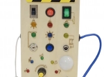 Houten interactieve LED busy board 2Kids Toys