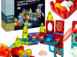 Magnetische bouwset met knikkerbaan 77 stuks