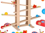 Houten knikkerbaan Montessori XXL