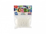 Lichtgevende C-clipjes retro mix 150 stuks – plastic verbindingsringen