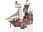 Houten piratenschip voor kinderen