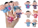 Set vingerpoppetjes – familie, 6 stuks