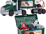 Schroefbare vrachtwagen met boormachine BOSCH, 86 delen – Klein