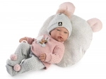 Guca realistische babypop met geluiden, zacht stoffen lichaam 38 cm