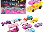 Set metalen autootjes voor meisjes – 10 stuks