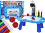 Tekenprojector met tafeltje – blauw