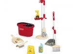 Schoonmaakset voor kinderen met emmer en mop