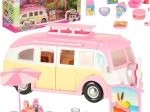 Uitklapbare caravan met ijssalon en accessoires, 30 onderdelen