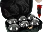 Pétanque-set – 6 metalen boules met etui