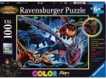 lichtgevend puzzel hoe tem je een draak 3 xxl 100 stukjes – ravensburger