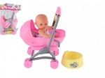 Speelset Kinderwagen met baby