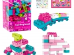 Ruimtelijke bouwstenen pastel roze 360 stuks