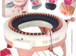 Ronde breimachine met 48 naalden met garen – set voor kinderen en beginners