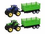 Tractor met aanhanger voor kinderen