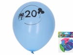Opblaasbare ballonnen 30 cm met nummer 20 – set van 5 stuks