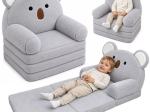 Uitklapbaar kinderstoeltje 2-in-1 Koala, grijs