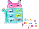 Grote kattige poppenhuis met lift en pop van GABBY'S DOLLHOUSE