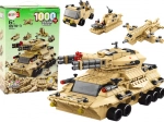 Bouwset militair zandtank 1000 stukjes