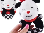 Contrastrammelaar met pieper koetje voor baby’s