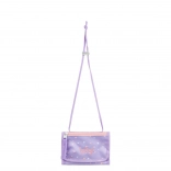 Baagl portemonnee voor om de nek Mazlíčci – paarse textielen portemonnee met koord