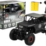 RC auto jeep 1:18 zwart