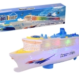 passagiersrondvaartboot met lichten en geluiden