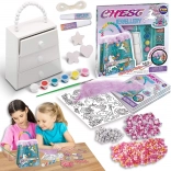 Creatie van houten sieradendoosje