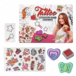 Tijdelijke tatoeages met stempels en stickers – creatieve set voor kinderen